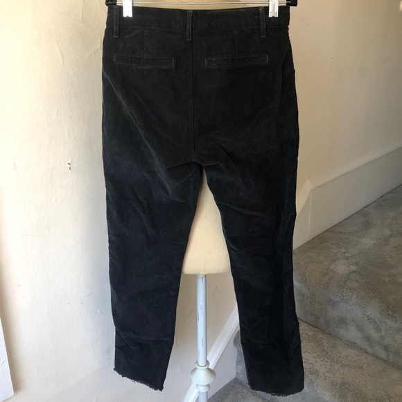 Sundry Side Stripe Raw Hem Corduroy Le Soleil Pant - Picture 3 of 7